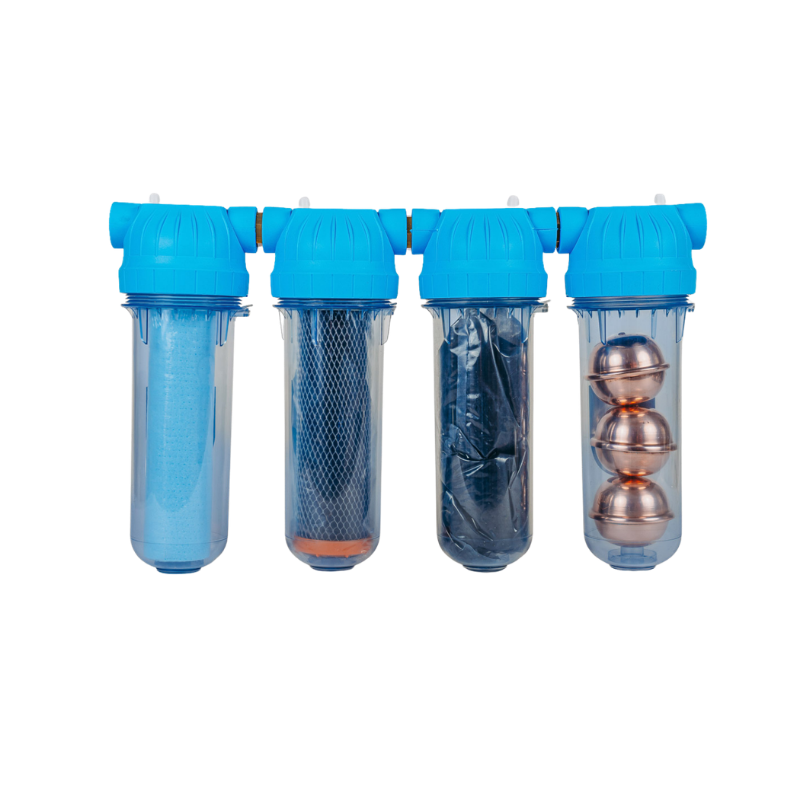 Filtr wody + 3x Kula miedziana ALIA 7 cm (System 4-stopniowy EMI PROTECT)